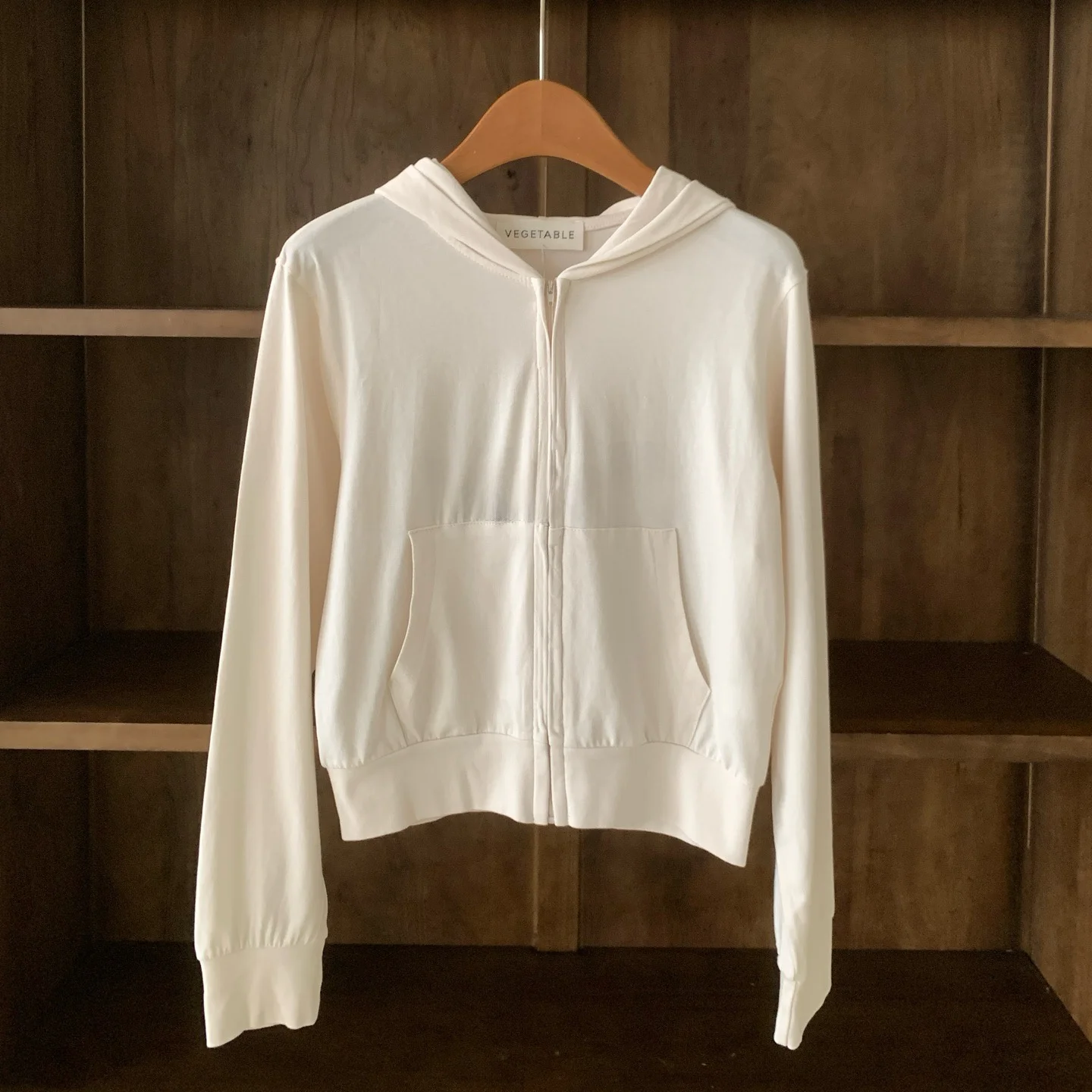 Simple Hooded Zipper Sweatirt Jaet Casual Pants Set Organic Cotton Long Sve ort Length Zipper Closure Pure Color Wom...