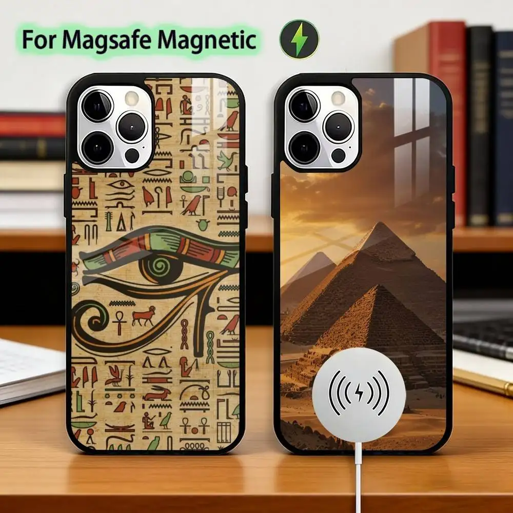 

A-Art Ancient E-Egypt Phone Case For iPhone17,16,15,14,13,12,11 Plus,Pro Magnetic with Magsafe Wireless Charging