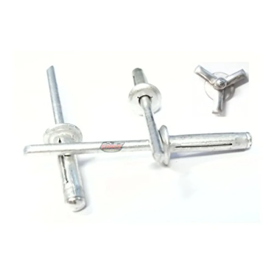 مطحنة انفجار البوب المسامير 3/16 ثلاثي أضعاف صغيرة الألومنيوم رئيس الصلب مغزل.040 -.354 قبضة المدى السحابة