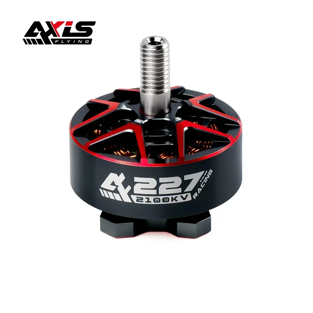 

AxisFlying AF227 2207 Brushless Motor 1960KV 2100KV 6S with 5mm Shaft for Professional RC FPV Drone Competition Freestyle Bando