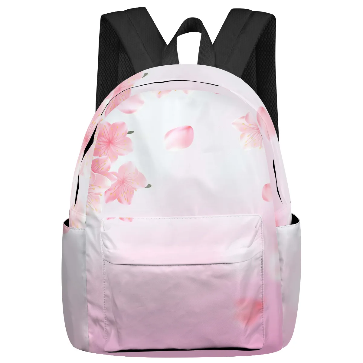 

Pink Graded Flower Spring Feminina Backpacks Teenagers Student School Bags Laptop Backpack Men Women Female Travel Mochila