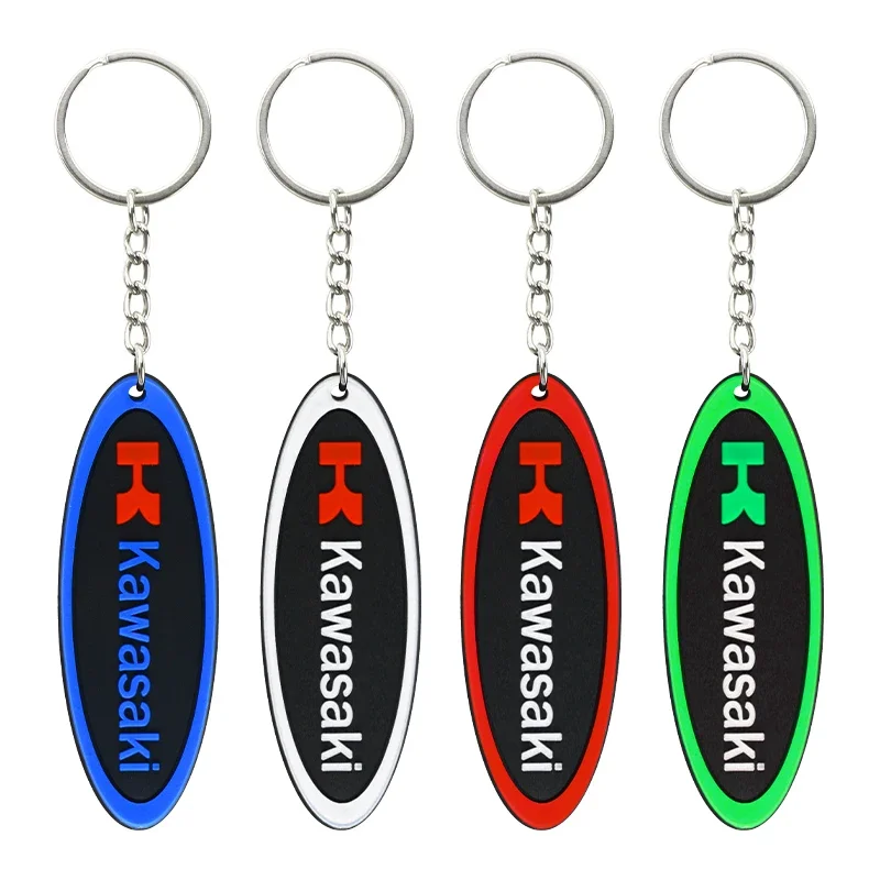 Мотоциклетный брелок, резиновый брелок с логотипом, аксессуары для Kawasaki Z400 Z900 Z1000 Z800 Z750 Z300 Z650 ninja400 ninja650