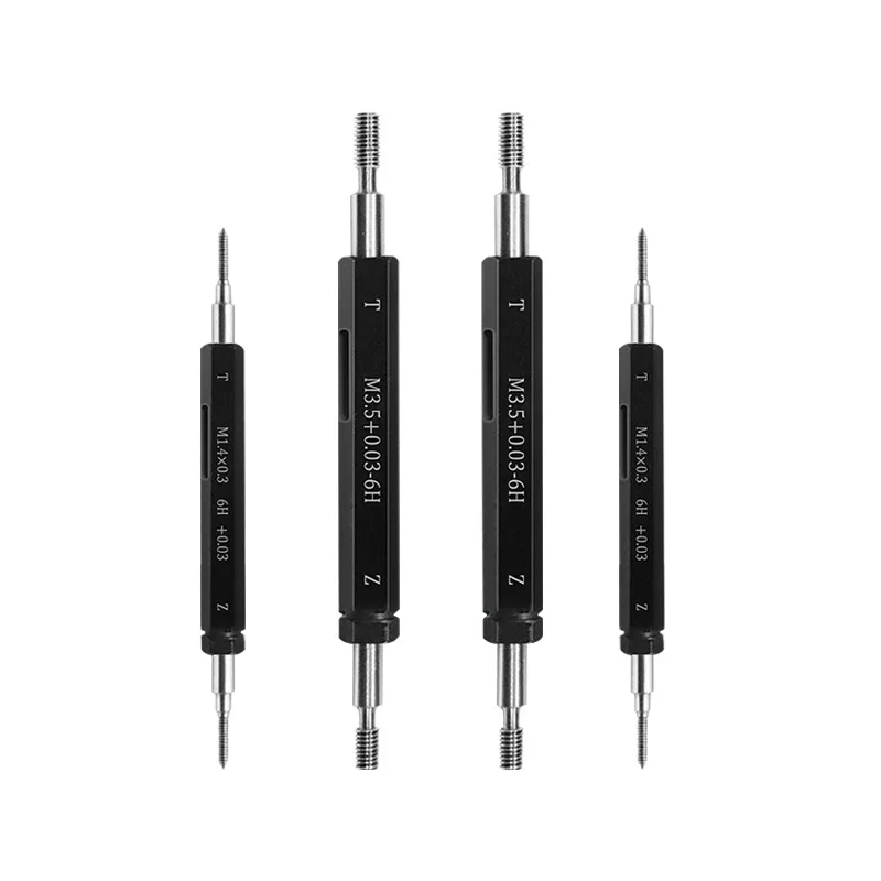 1PCS Steel Mer-cury Gage Metric Fine Thread Plug Gauge High Quality wholesale 6H M2M3M4M5M6M8 6H+0.03