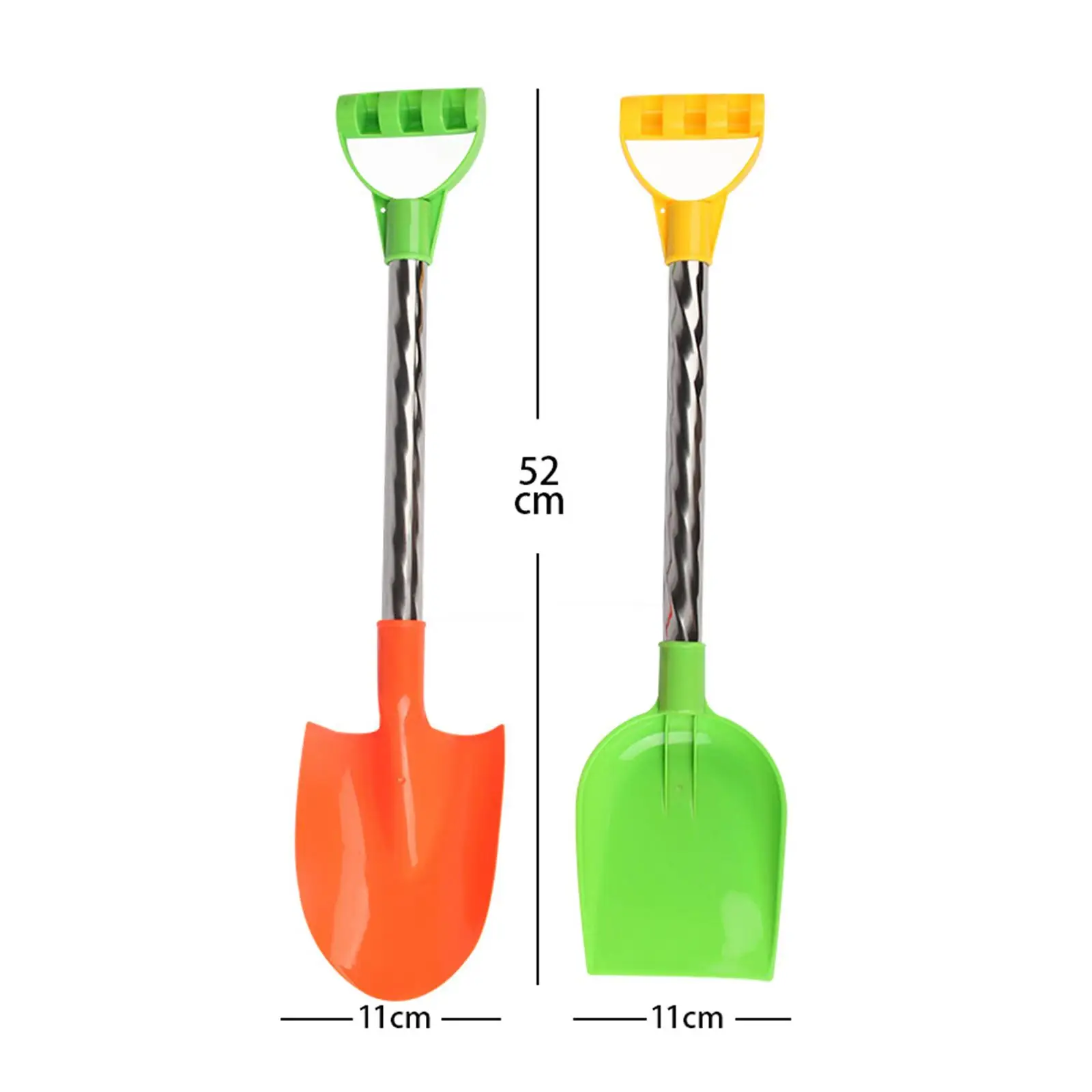 2Pcs Beach Shovel Toy for Girls Boys Beach Gardening Set Children Beach Sand Toys for Snow Summer Backyard Beach Birthday Gifts