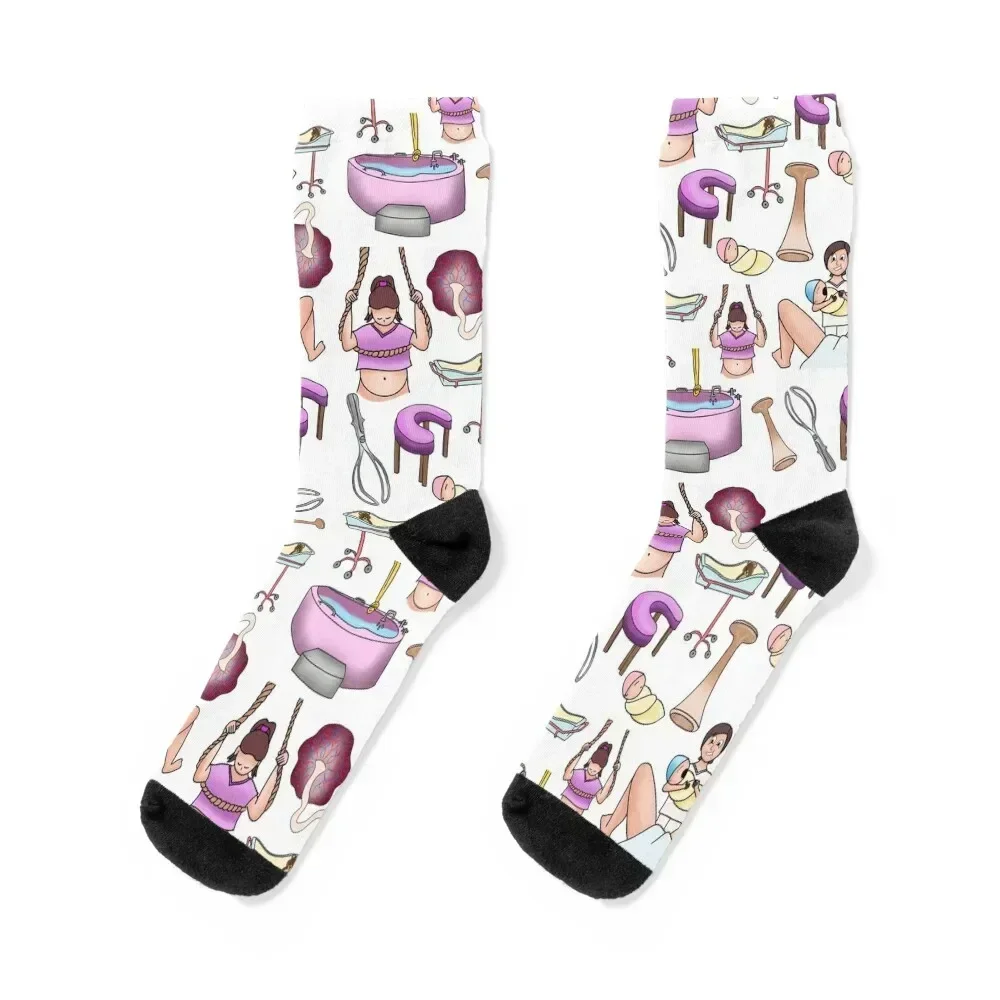 obstetrics Socks sports and leisure cute crazy football Socks Women's Men's