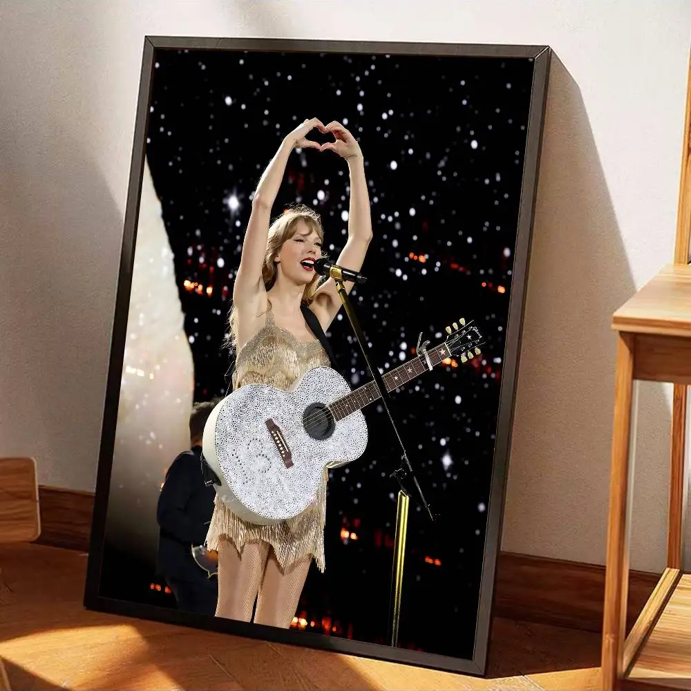 Hot Singer T-Taylor S-Swift Anime Posters Sticky Whitepaper Prints Posters Artwork Kawaii Room Decor - view 5
