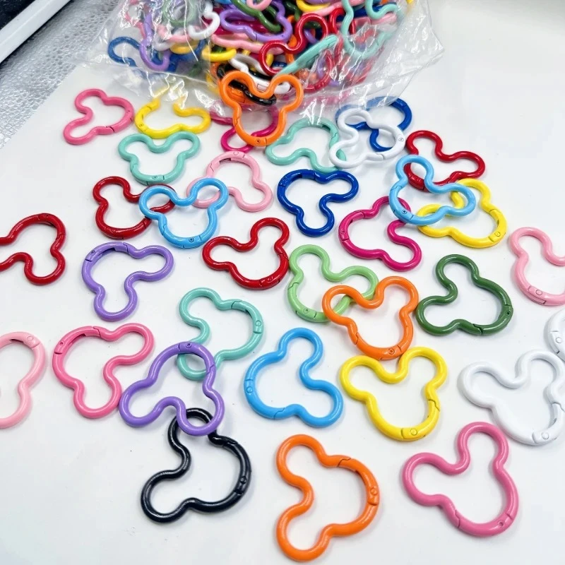 10pcs mickey stitch mouse Key chains, for handmade crafts, keys, bag decorations, clothing accessories，diy accessories，gifts view 4