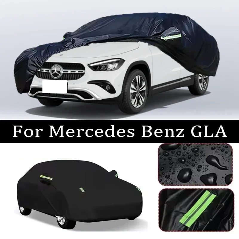 

For Mercedes Benz GLA Car Covers Outdoor Waterproof Dustproof Sun Rain Snow Protection Thick Oxford Cloth Full Car Accessories