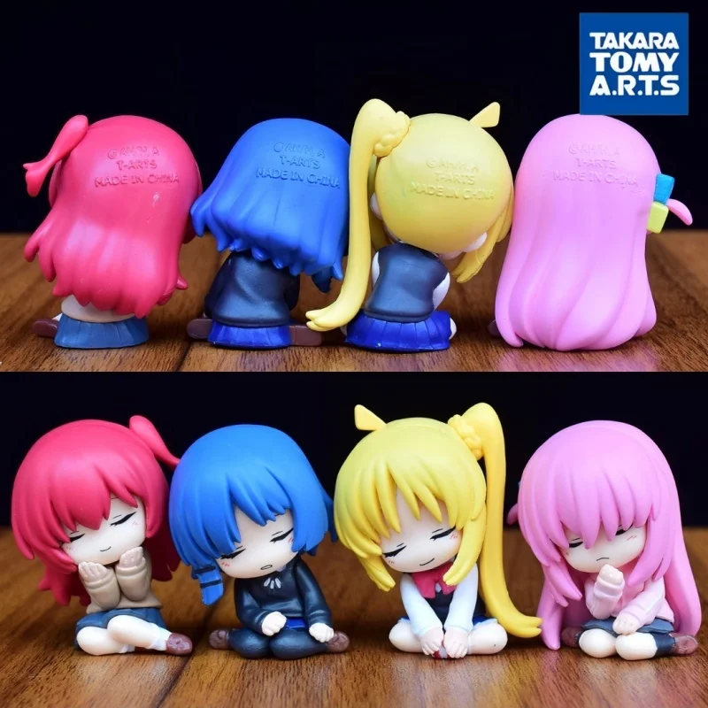 

Takara Tomy Arts Gashapon Figure Bocchi The Rock Shoulder Leaning Mini Anime Collectible Desktop Ornament Gift For Anime Fans