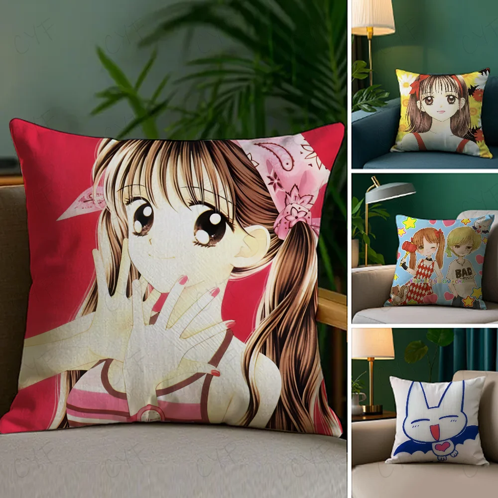 

Kodomo no Omocha anime Pillow Case Anti-dustmite Pillowcase Invisible zipper silky short plush Sofa cushion cover