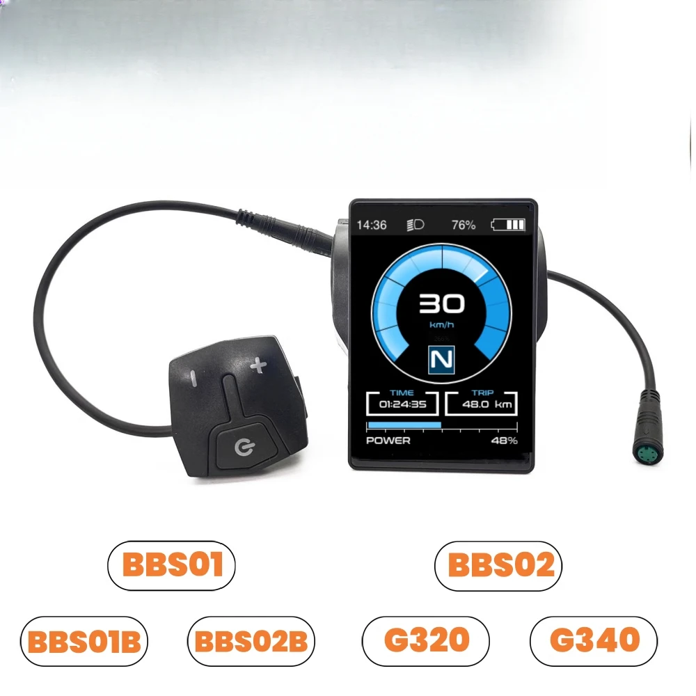 Bafang mid-mounted motor Bluetooth color meter EB04 map navigation for M500 M600 BBS G510