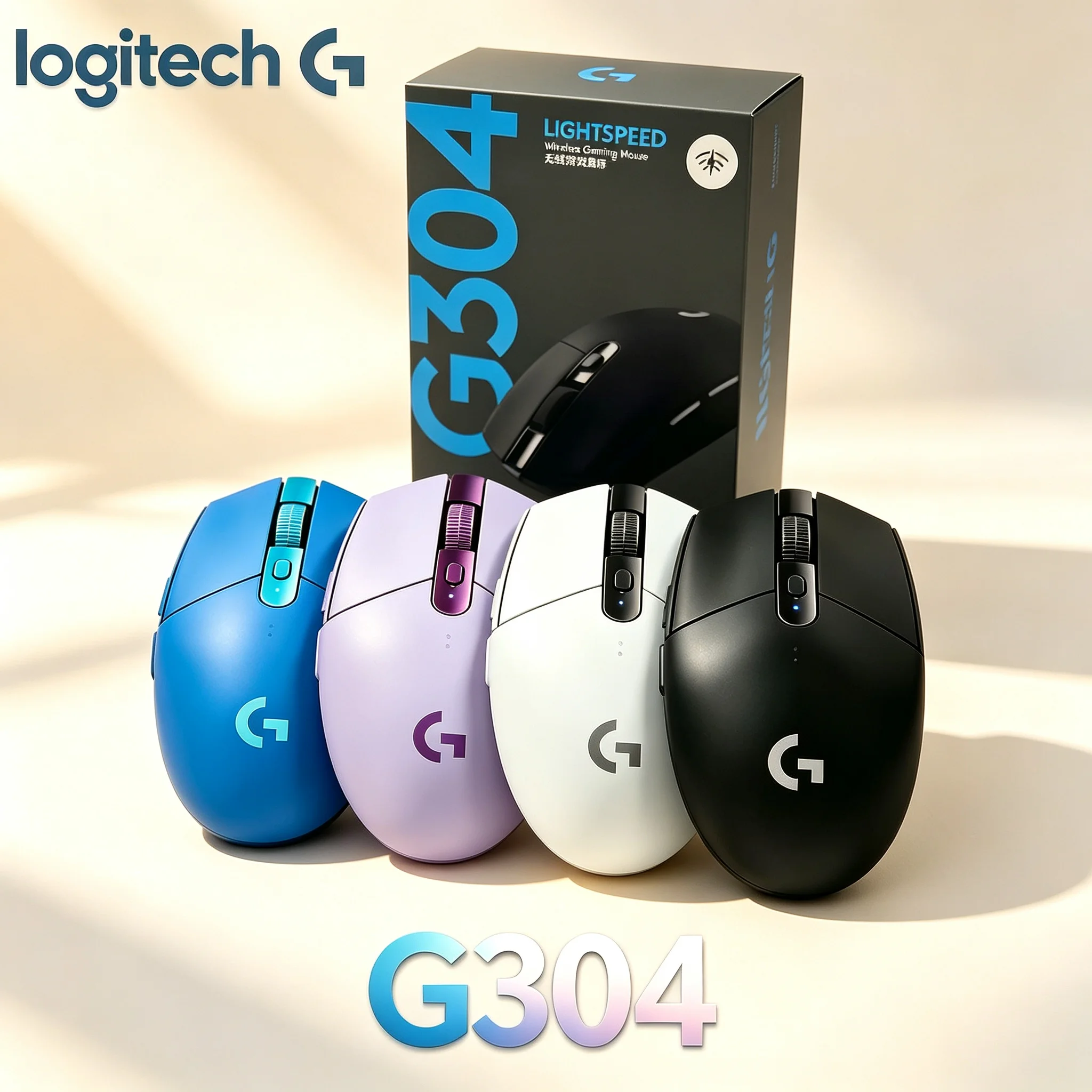 Logitech G304 Wireless Gaming Mouse Accurate Cursor Control Optical Sensor Mice For Game Office