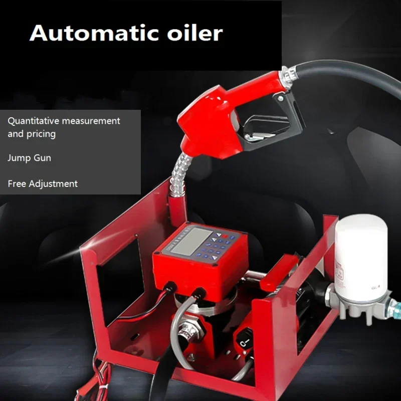 Upgrade Electric Loading Tanker 12v24v220v Electric Oil Pump Diesel oil High-flow Refueling Equipment（mechanical watches）
