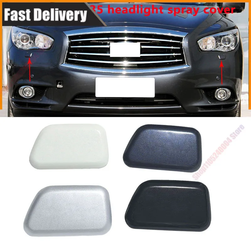 For Infiniti JX35 Headlight Spray Cover Front Bumper Spray Gun Cover Headlight Cleaning Nozzle Cover
