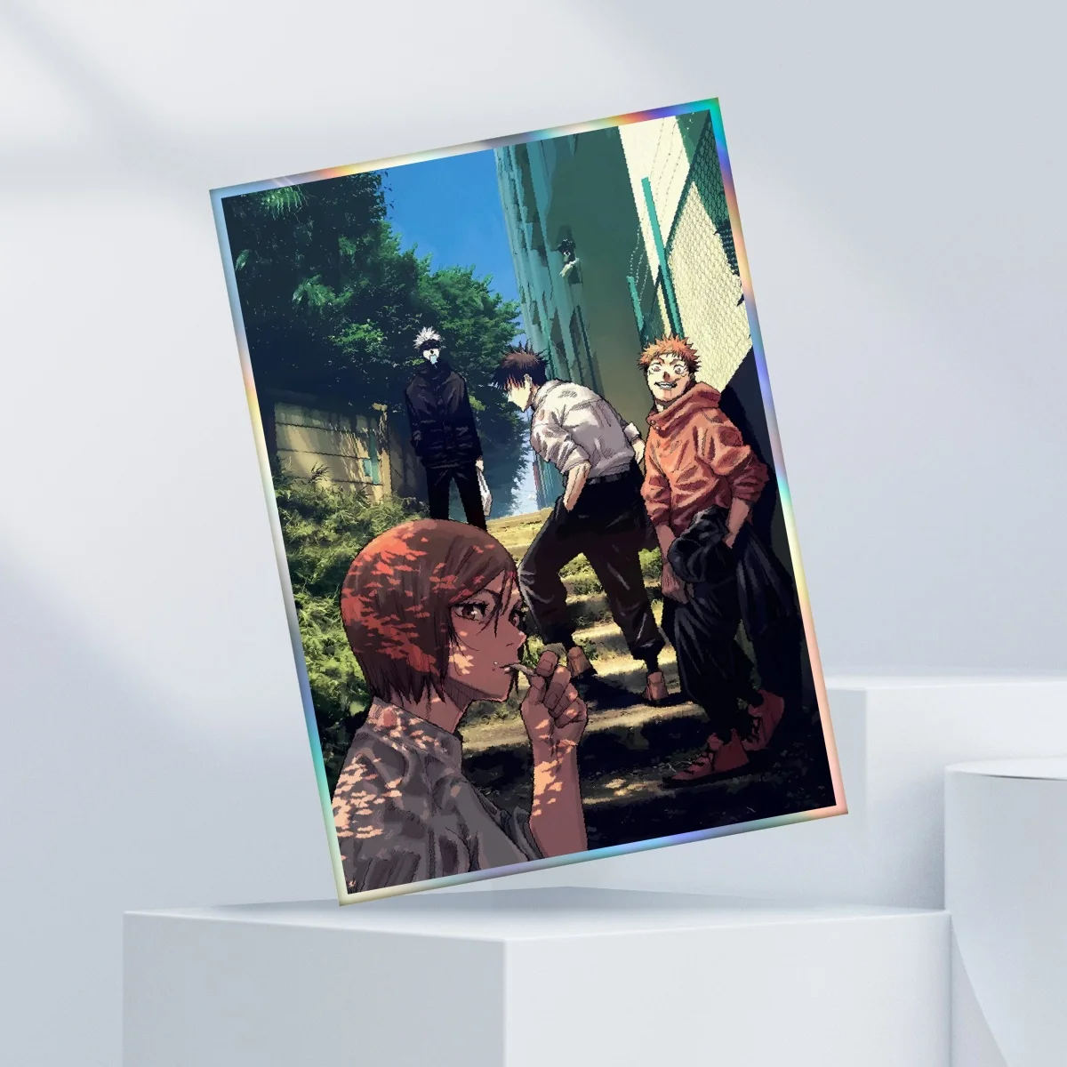 ديكور ملصق ورقي ملون مخصص ، إكسسوارات منزلية ، لوحة معلقة على الحائط ، مكتب غرفة المعيشة ، هدية عشاق الشخصية الإبداعية #4