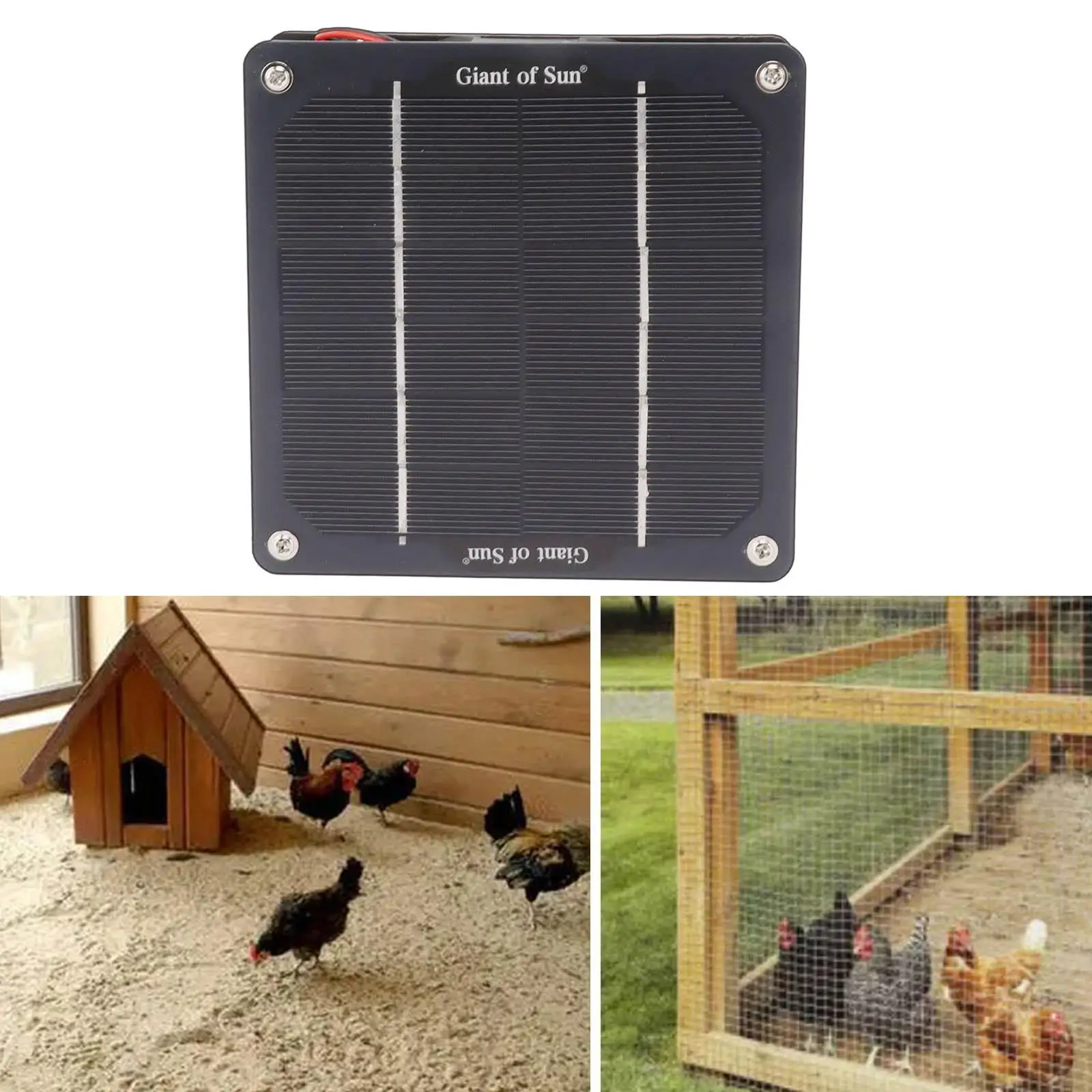 Ventilador de escape de invernadero portátil, ventilador de escape Solar, Panel Solar para casas de mascotas al aire libre, escalada, Camping y baño