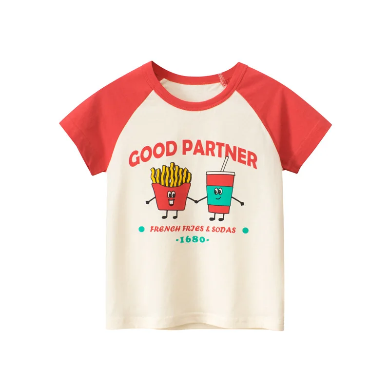 1-9T Toddler Kid Baby Boys Girls Clothes Summer Basic Tee Top Cotton Infant T Shirt Casual Loose Childrens Tshirt Outfit