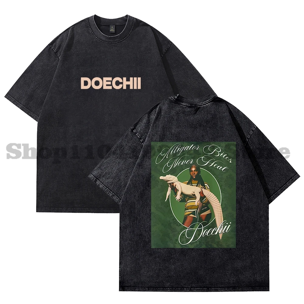 

Doechii Merch T-Shirt Crewneck Short Sleeve Men/Women Cotton Vintage Wash Tee Style5