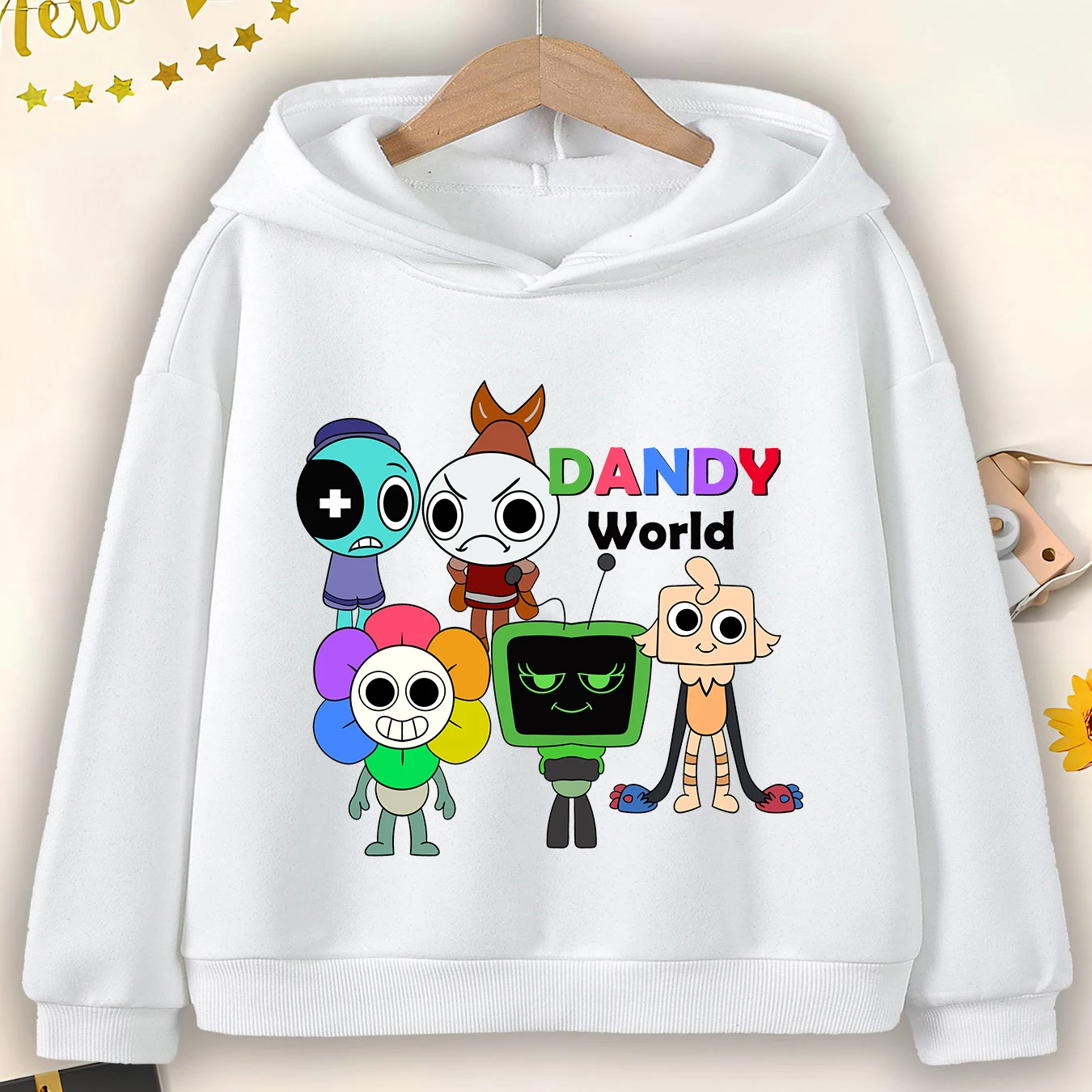 Dandy's World Hoodie Boys Casual Outerwear Children Clothing Baby Girls Autumn Long Sleeve Sweatshirts Kids Dandys World Clothes