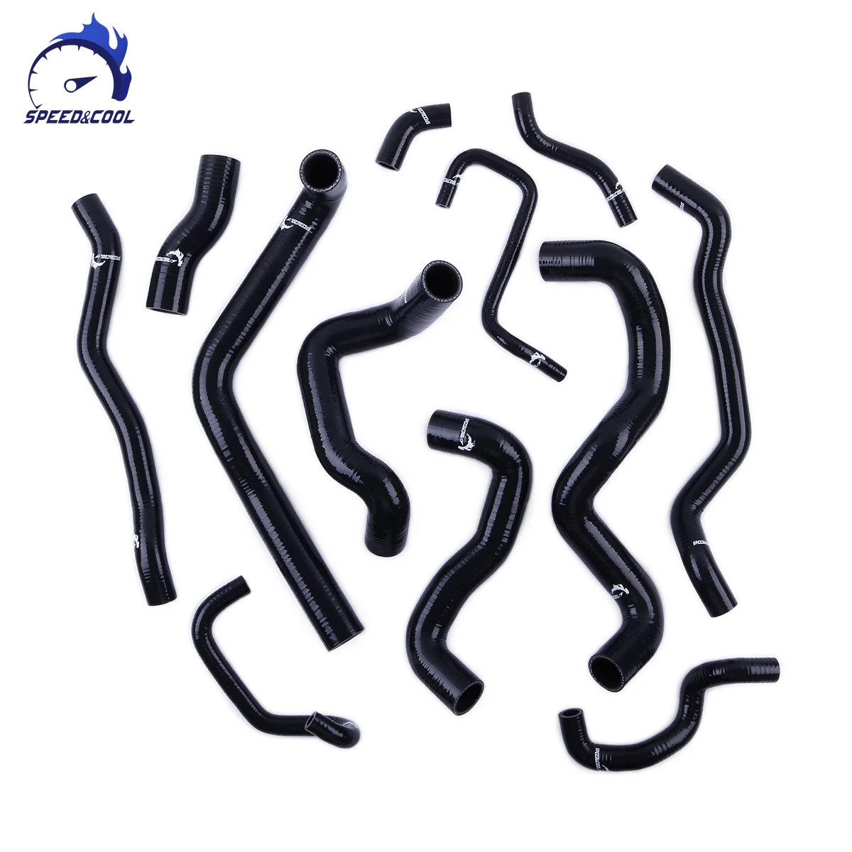 SPEED&COOL For 2006-2013 BMW MINI Cooper S MK2 R56 R57 1.6 Turbo Prince Engine RHD Car Silicone Radiator Coolant Hose Kit