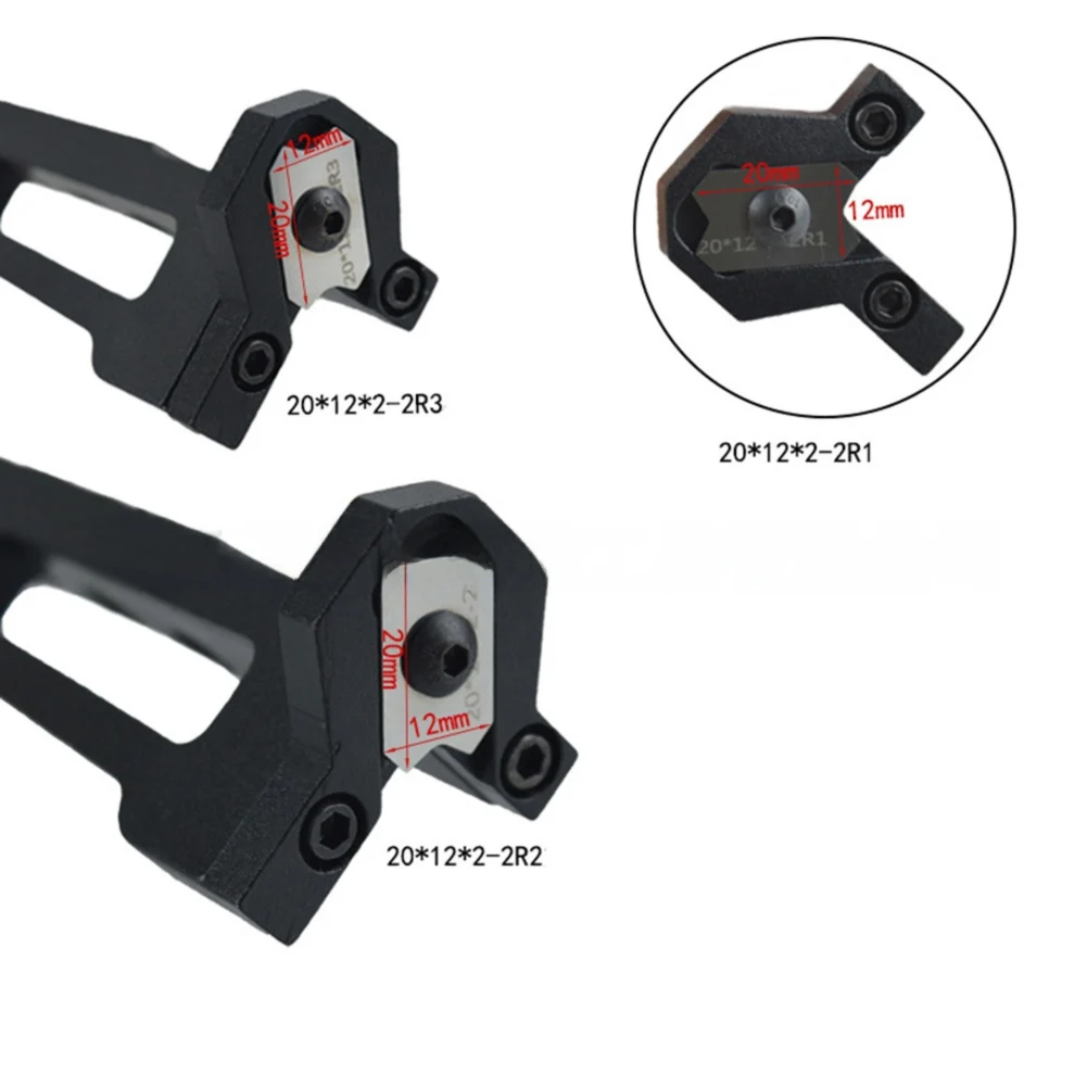 Trimming Tool Chamfer Plane Edge Finishing Aluminum Alloy Material Large Angle Blade R1 Blade For 0.8-2mm For Edge Banding