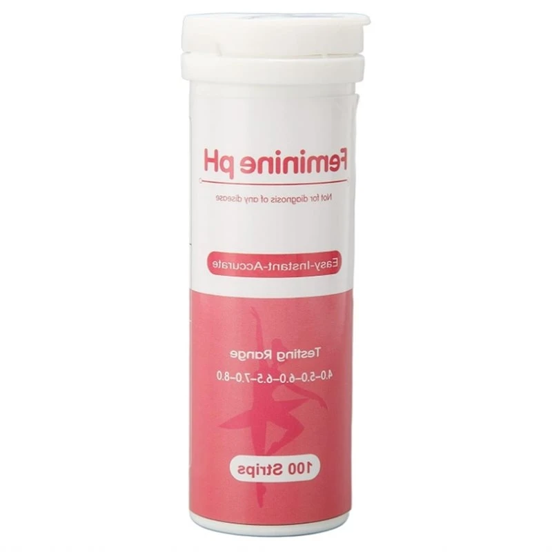 Vaginal Health Testing Strips 100Pcs PH Test Strips, Disposable Intimate Health Prevention Accurate Acidity