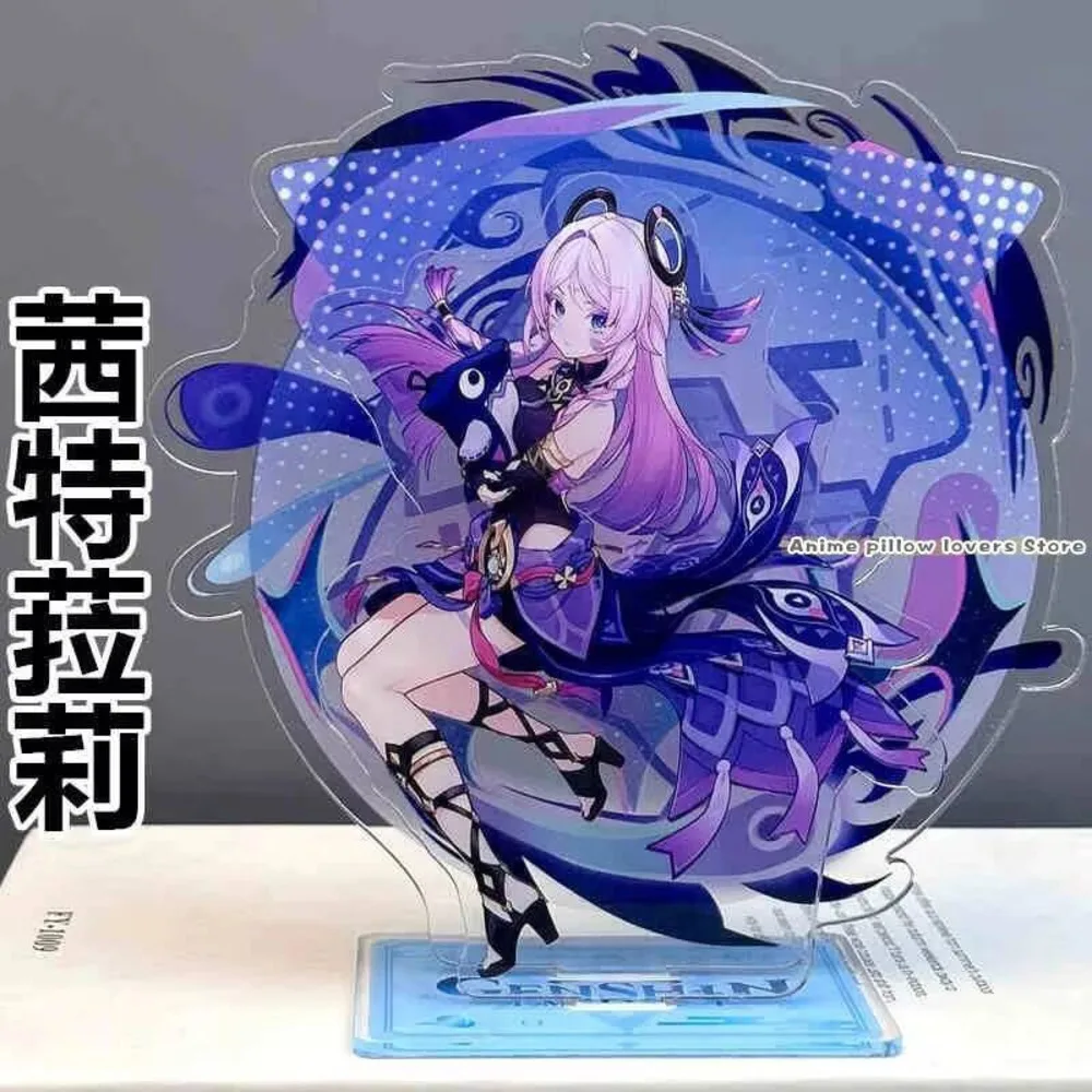 

Game Citlali Sangonomiya Kokomi Mavuika Nahida Furina Beelzebul Cartoon Acrylic Stand Figure Display Model Plate Desktop Decor