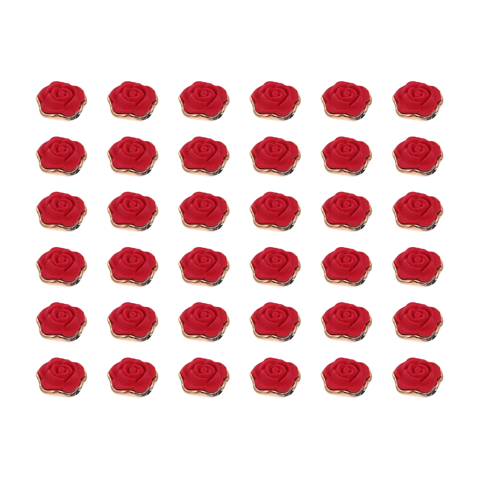 50 قطعة DIY بها بنفسك الورد الراتنج دبوس الشعر السحر الاكسسوارات الحرفية سوار قلادة حقيبة ديكور لوازم اليدوية جراب هاتف ملصقات