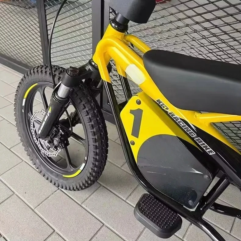 Fun Safe Children's Electric Bike 36V 25KM Long Range Fat Tire Rear Hub Motor Designed Stability Equipped Lithium Battery