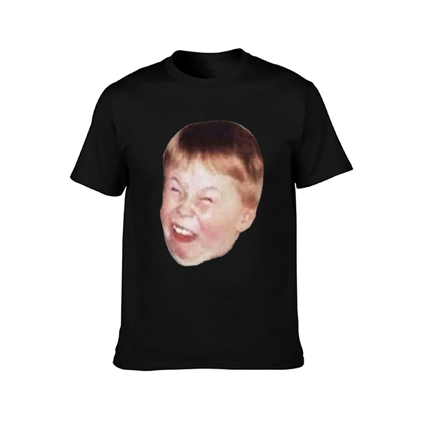 Little Kid Redhead Fat Laughing Mocking Funny Meme Face T-Shirt Holiday Party for Men T-Shirt