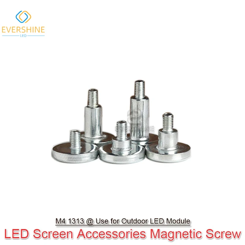 

100Pcs/Lot M4 1313 Magnet Screws Magnetic Column For Outdoor P2.5 P3 P4 P5 P6 P8 P10 Led Display Screen