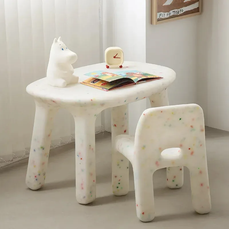 Children\'s Table Desk Kids Room Preschool Plastic Baby Chairs Chair Toddler Study Furniture The Dressing Bureau Enfant Mini Set