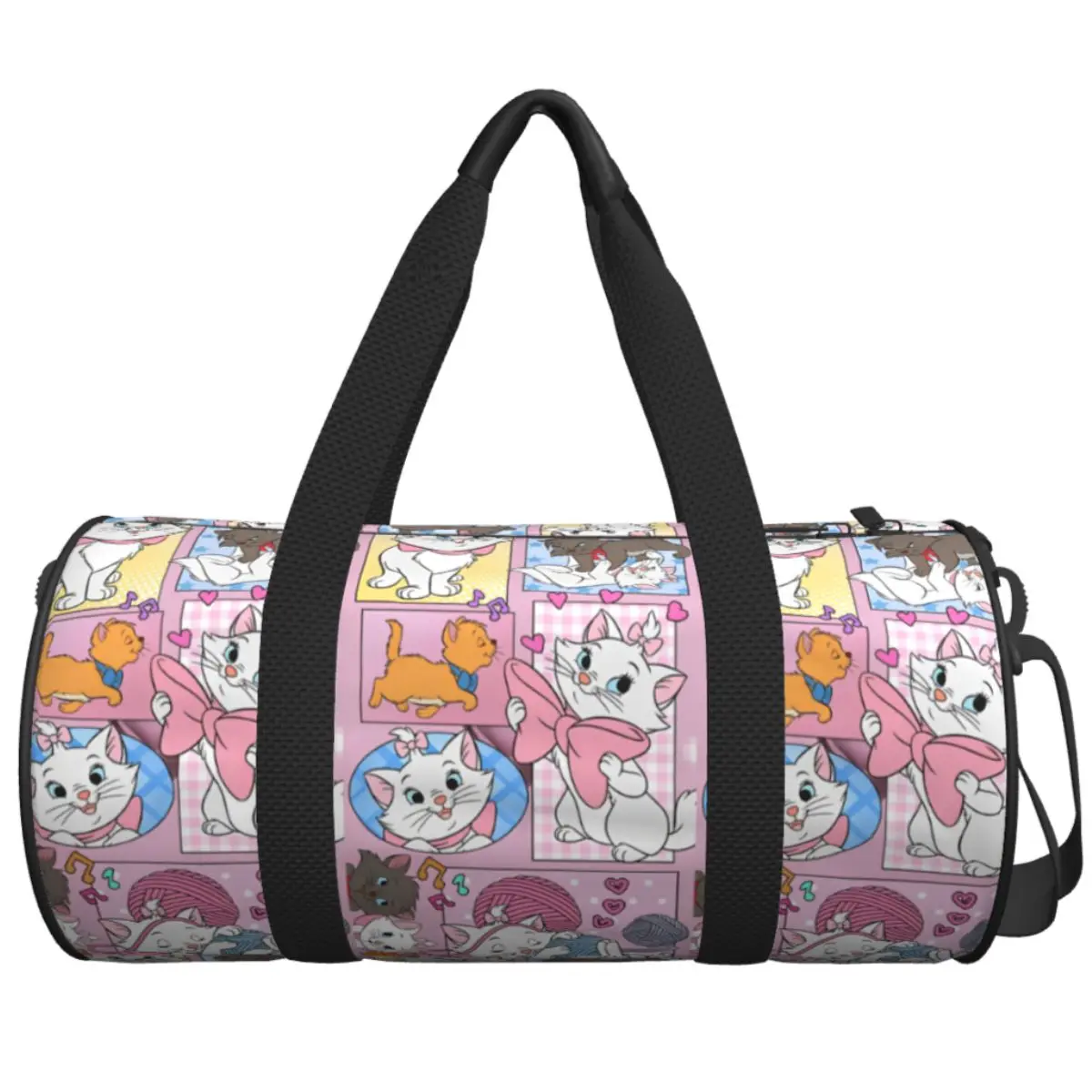 

Travel Bag He Aristocats Marie Cat Gym Bag Kawaii Animal Portable Sports Bags Large Training Handbag Fitness Bag For Men Women
