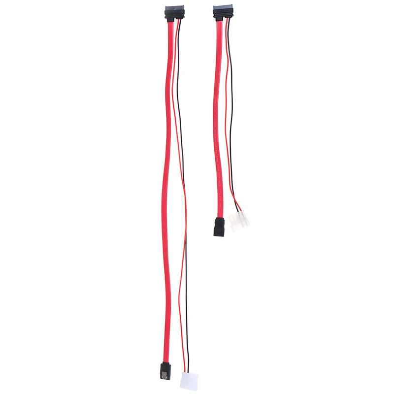 7 + 6 Pin Slimline SATA Cable for Slim Laptop SATA DVD CD-RW Adapter Cable