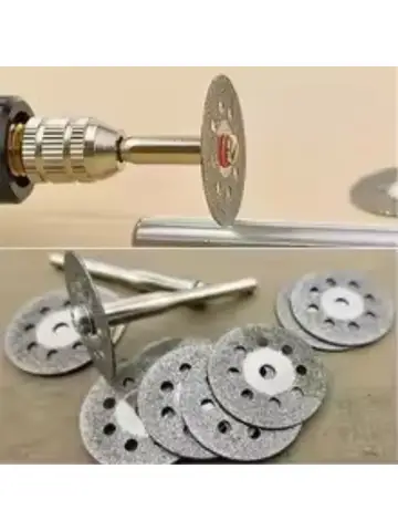 22mm Diamond Cutting Disc 3mm Grinding Wheel Mandrel for Metal Cutting Rotary Tool Electric Grinder Parts
