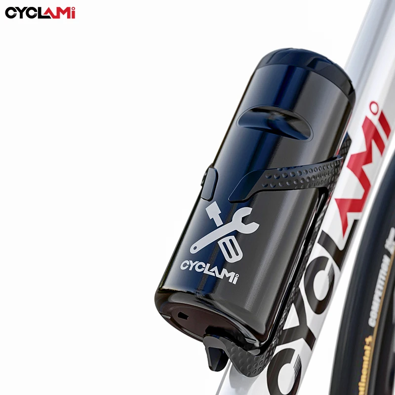 AliExpress CYCLAMI Bike Cycling Tools Capsule Apply Bottle Cage Repair Tools Kits Keys Glasses Storage Box MTB Road Bike Accessories