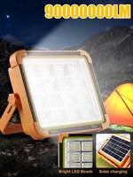 5000W New Flood Light Rechargeable Portable Solar LED Tent Light Lantern Emergency Night Market Light Outdoor Camping Bulb Lamp