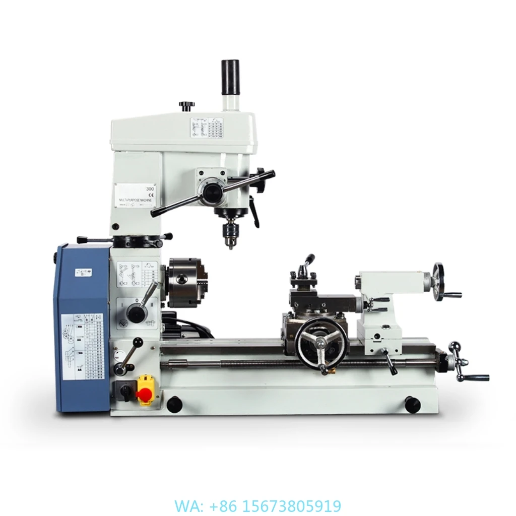 YH300 Small Multi-purpose Bench-type Manual Lathe Household Lathe Three-in-one Micro Machine for Drilling, Milling and Honing
