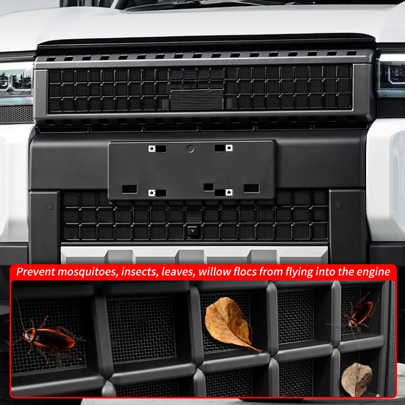 For Toyota Land Cruiser 250 2024 2025 1958 Prado LC250 FJ250 Front Grill Anti-mosquito Sand-Proof Stone Net Exterior Accessories