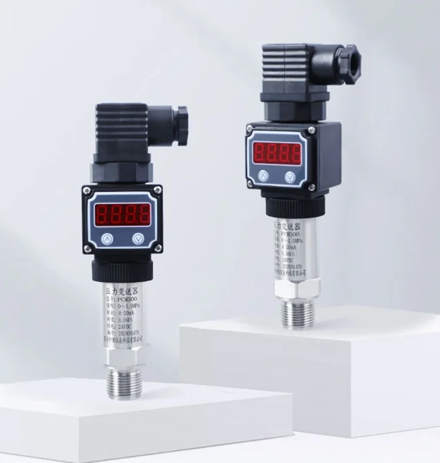 Hersman Pressure Transmitter, Air Negative Pressure Digital Pressure Sensor-0.1MPa-0 0-0.25Mpa