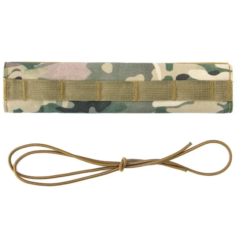 22cm/8.66inch Tactical Airsoft Suppressor Cover Airsoft Silencer Protector Cover Case Camouflage Set Fit For Hunting Shooting