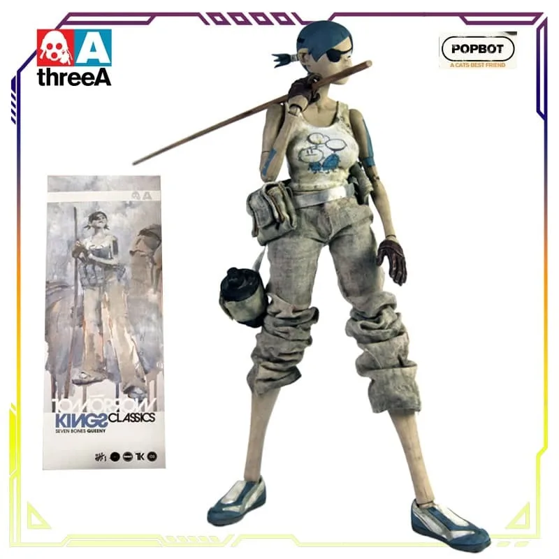 Trêsa brinquedos, trêsa original popbot série rainha anime figura de ação modelo brinquedos modelo colecionável ornamentos presentes para meninos