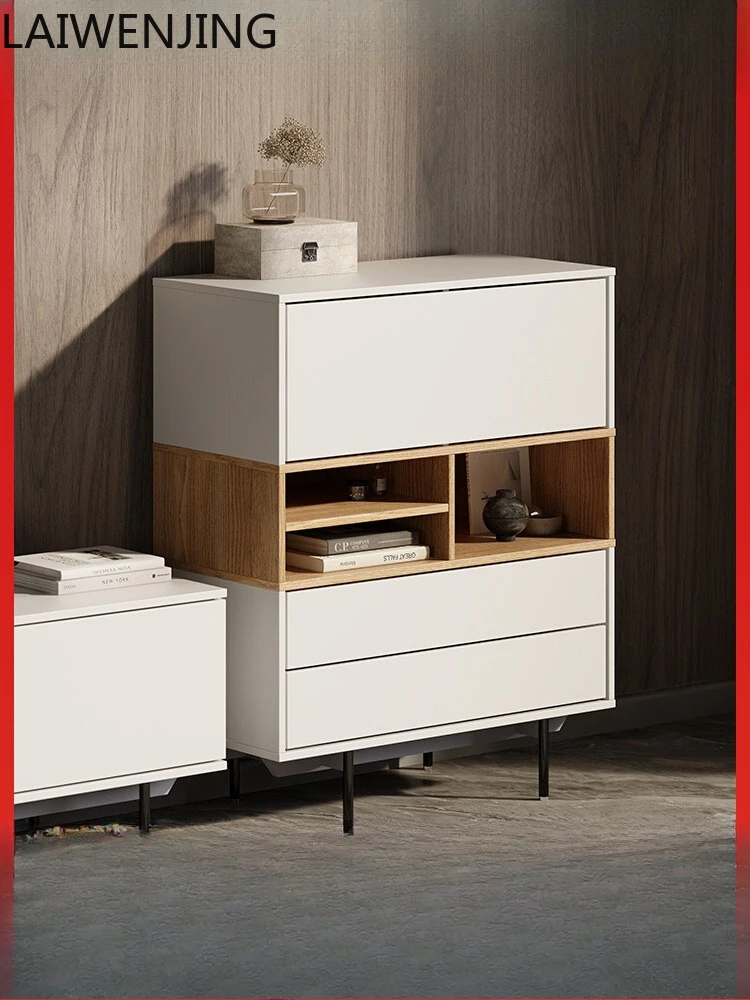 

MJY chest solid wood storage cabinet bedroom living room wall storage cabinet