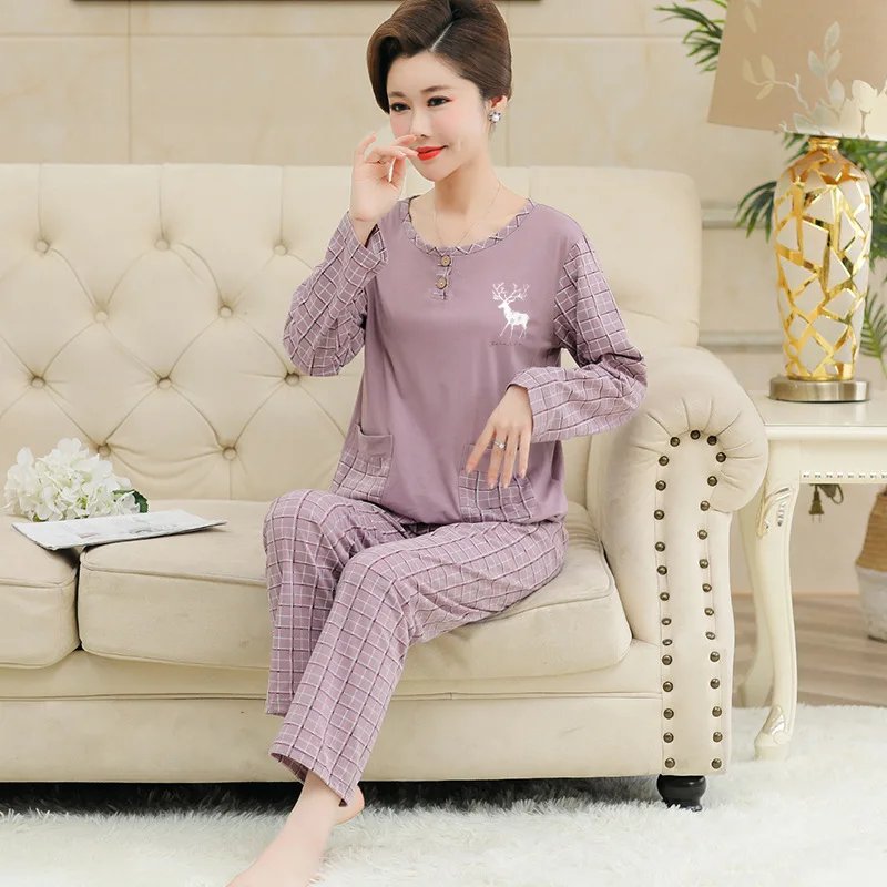 

Nightgowns Women's Clothing Homewear Autumn Spring Thin Comfort Casual Simplicity Wearable Breathable Stylish Loose Large Size