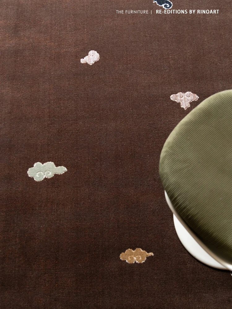 

Ковер Rinoart Oriental Studies "Облачная атмосфера" из новозеландской шерсти с узором в виде облаков, прямоугольный, для спокойной гостиной