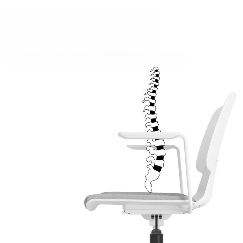 Simple & Versatile Office Chair: Ergonomic Design for Staff, Home Office, and Conference Meetings, Balancing Casual Comfort