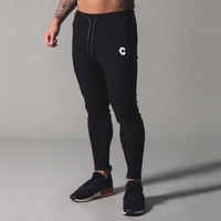New Printed Men Pants Slim Fit Running Pants Joggers Sweatpant Sport Casual Trousers Fitness Gym Breathable Pants Ankle Zipper