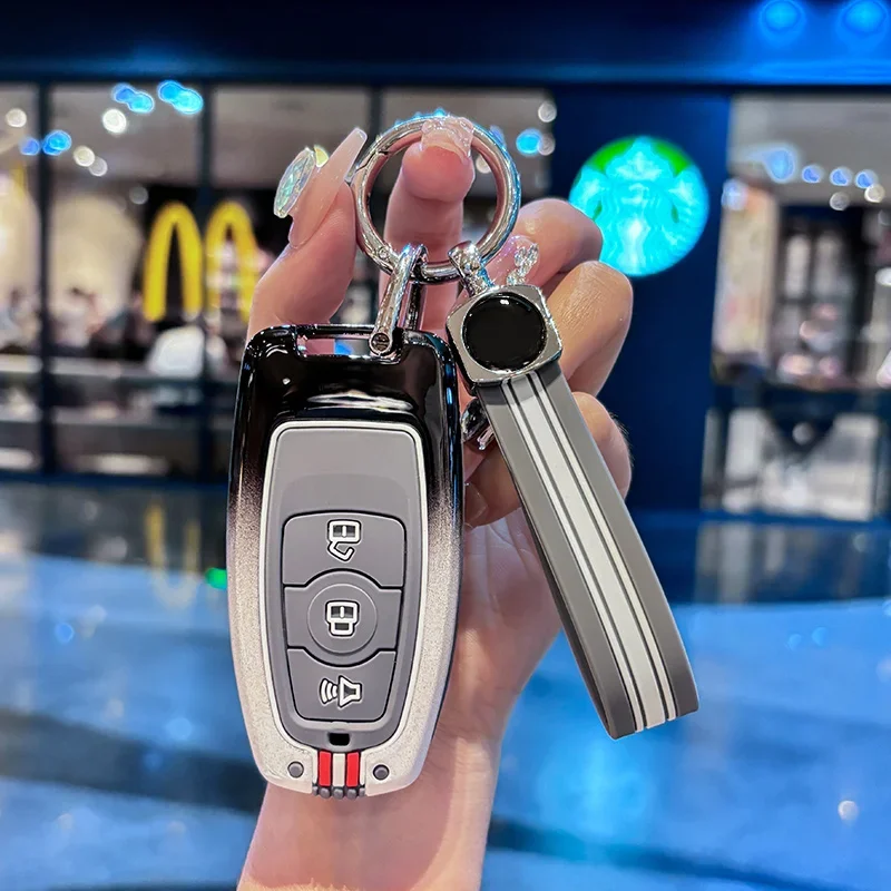 

Чехол для автомобильного ключа из цинкового сплава для Great Wall Haval H6 Dargo Gesion 2022 H7 H4 H9 F5 F7 F7X F7H H2S GMW, аксессуары для ключей