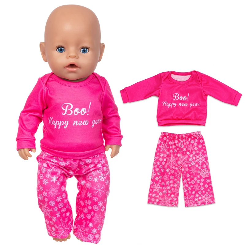 Doll Unicorn Romper Clothes for 40cm 43cm Born Baby Doll Wear Sets for 18 Inch Doll Coat Accessories Toys Wear