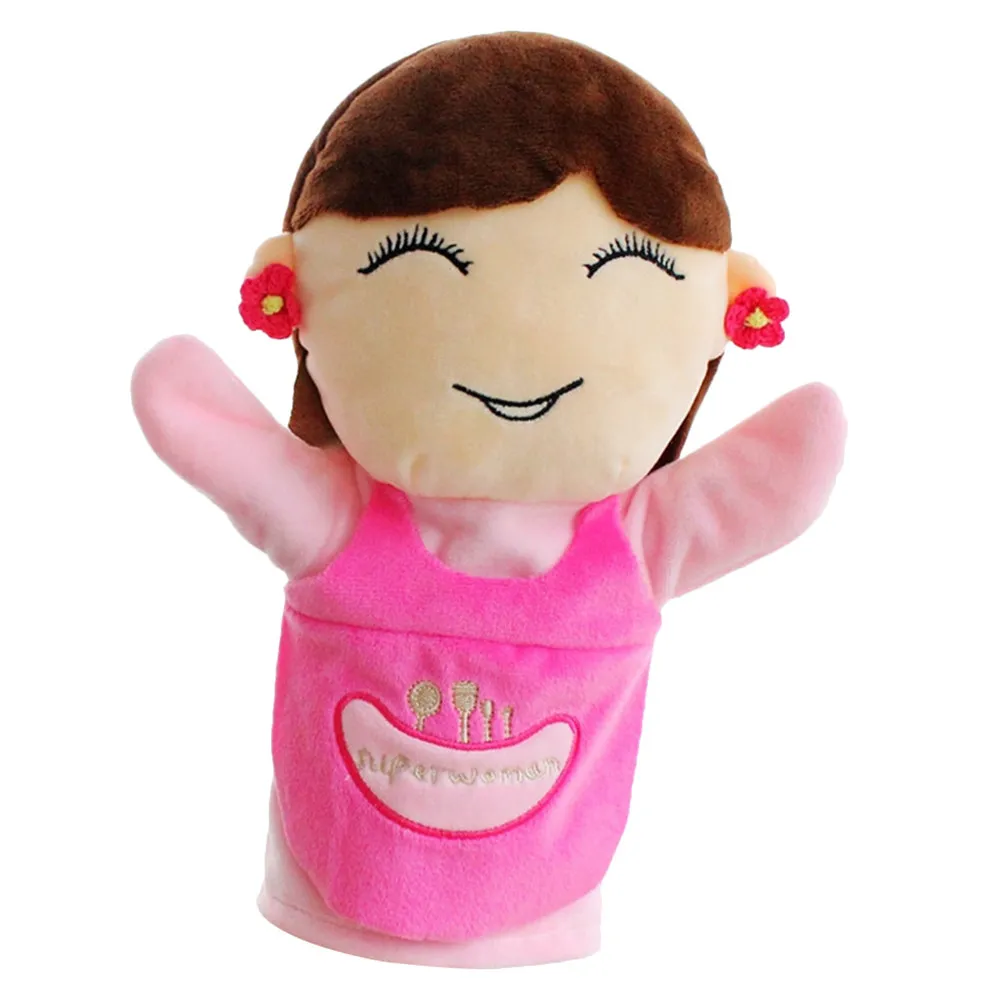 

1Pcs Cartoon Hand Puppet Adorable Family Hand Plaything for Storytelling Interactive Educational Kid Toy